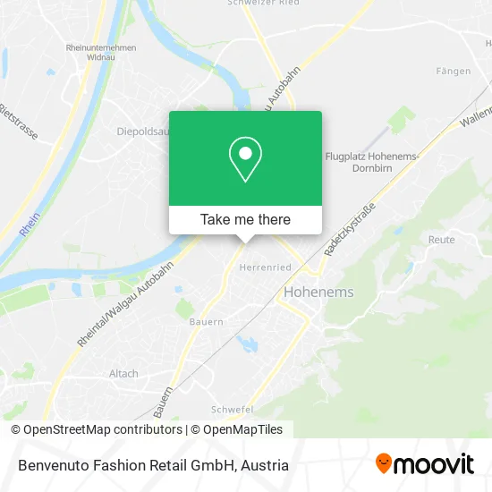Benvenuto Fashion Retail GmbH map
