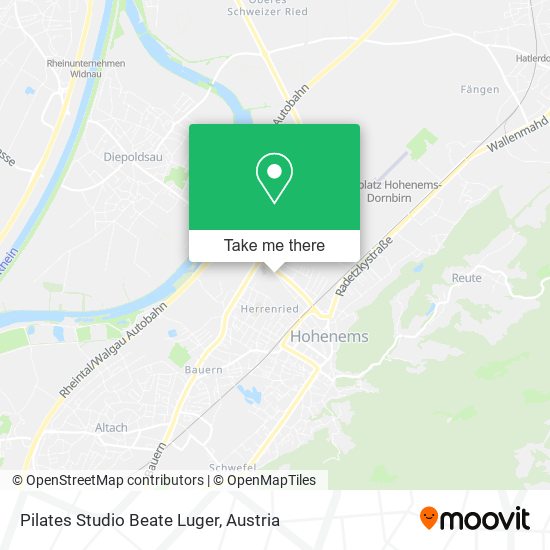 Pilates Studio Beate Luger map