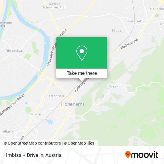 Imbiss + Drive in map