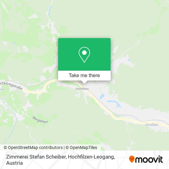 Zimmerei Stefan Scheiber, Hochfilzen-Leogang map