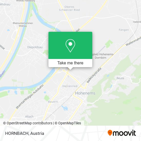 HORNBACH map