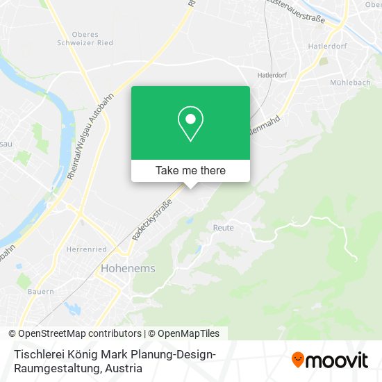 Tischlerei König Mark Planung-Design-Raumgestaltung map