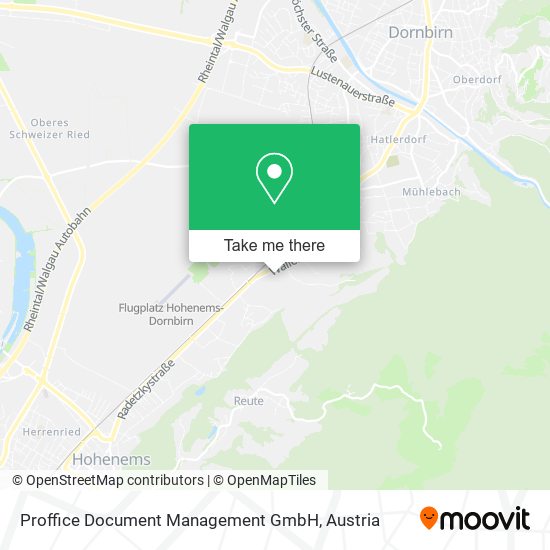 Proffice Document Management GmbH map