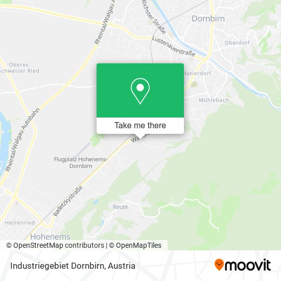 Industriegebiet Dornbirn map