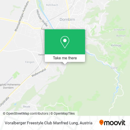 Voralberger Freestyle Club Manfred Lung map