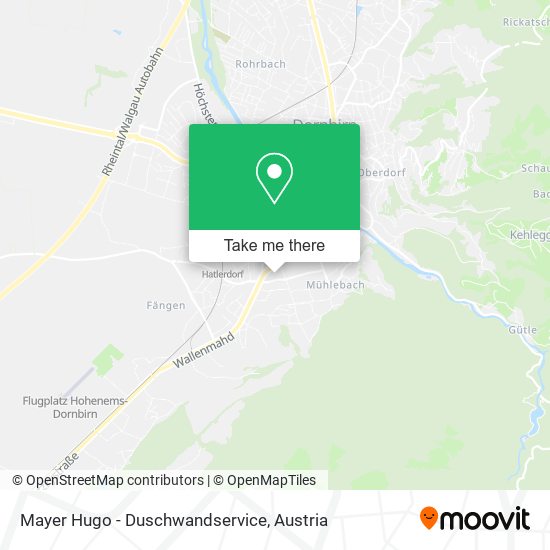 Mayer Hugo - Duschwandservice map