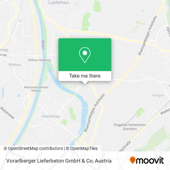Vorarlberger Lieferbeton GmbH & Co map