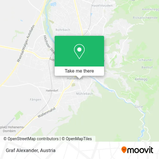 Graf Alexander map