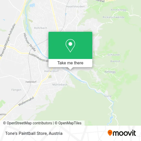 Tone's Paintball Store map
