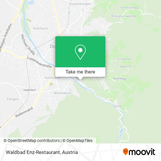 Waldbad Enz-Restaurant map