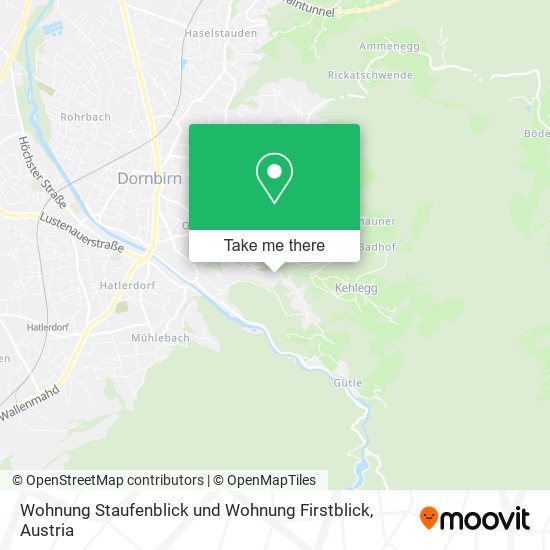 Wohnung Staufenblick und Wohnung Firstblick map