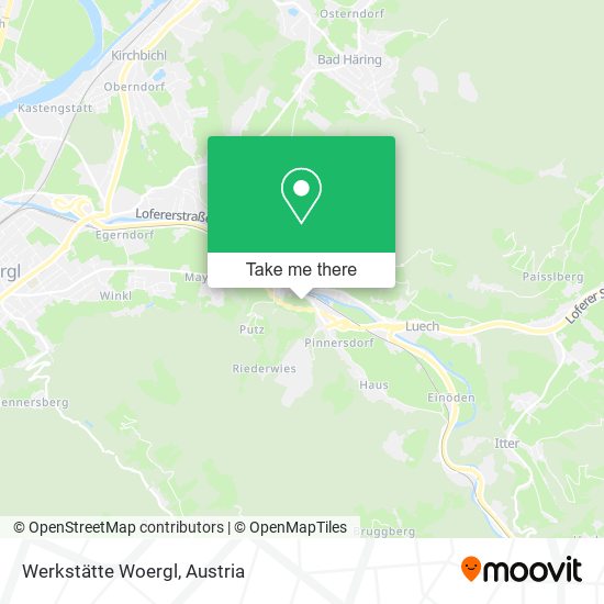 Werkstätte Woergl map