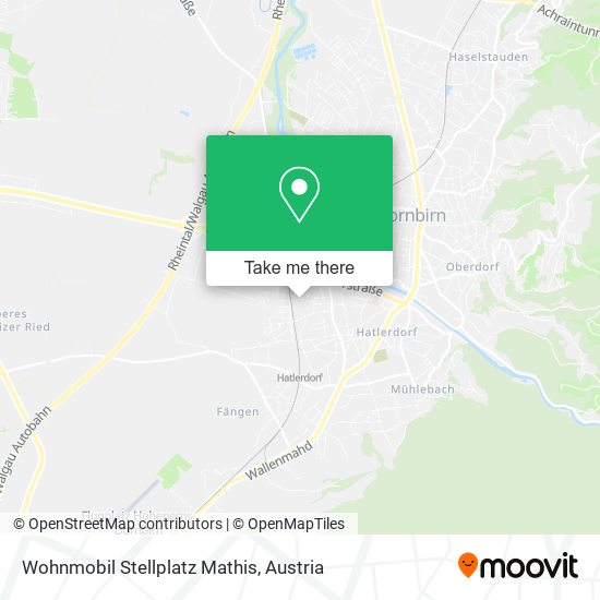 Wohnmobil Stellplatz Mathis map