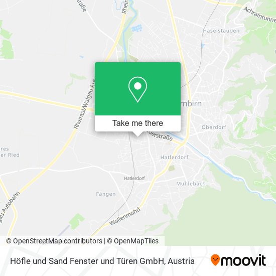 Höfle und Sand Fenster und Türen GmbH map