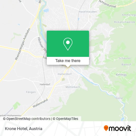 Krone Hotel map