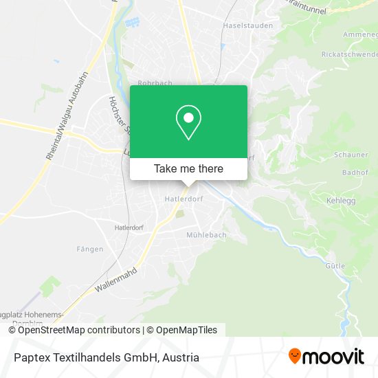 Paptex Textilhandels GmbH map