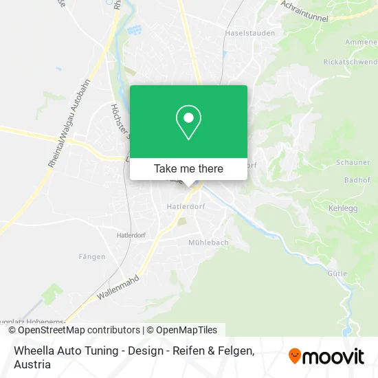 Wheella Auto Tuning - Design - Reifen & Felgen map