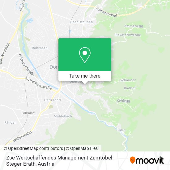 Zse Wertschaffendes Management Zumtobel-Steger-Erath map