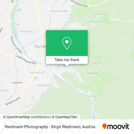 Riedmann Photography - Birgit Riedmann map