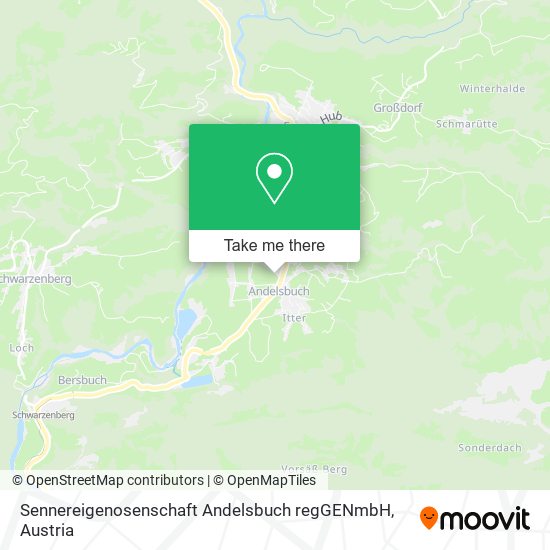 Sennereigenosenschaft Andelsbuch regGENmbH map