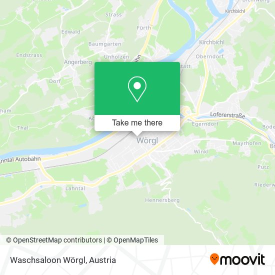 Waschsaloon Wörgl map