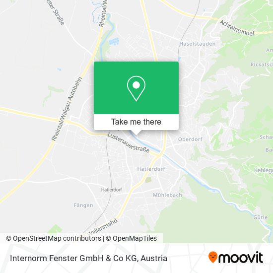 Internorm Fenster GmbH & Co KG map