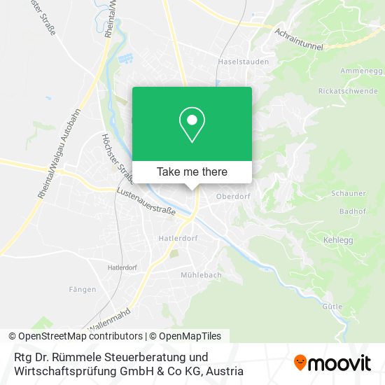 Rtg Dr. Rümmele Steuerberatung und Wirtschaftsprüfung GmbH & Co KG map