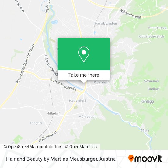 Hair and Beauty by Martina Meusburger map