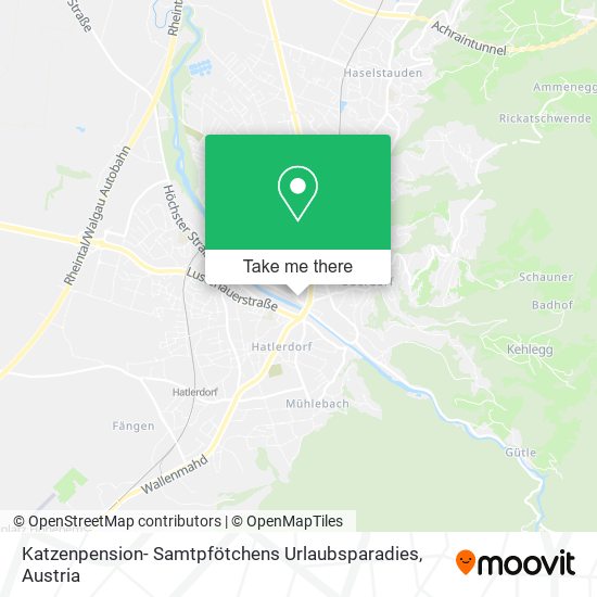 Katzenpension- Samtpfötchens Urlaubsparadies map