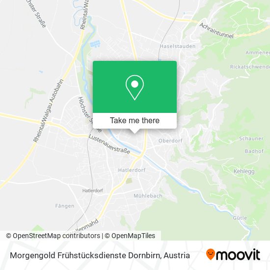 Morgengold Frühstücksdienste Dornbirn map