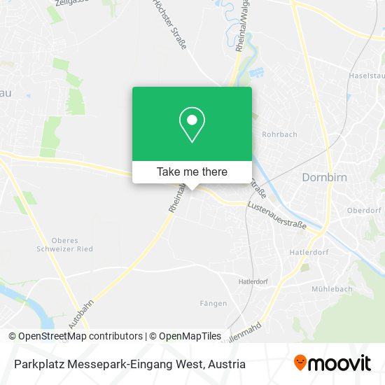 Parkplatz Messepark-Eingang West map