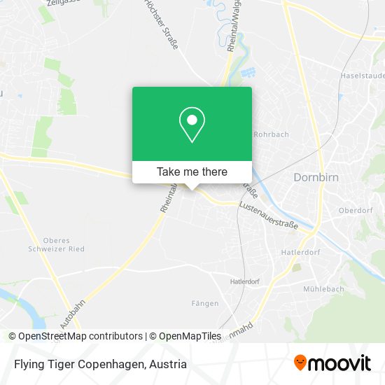 Flying Tiger Copenhagen map