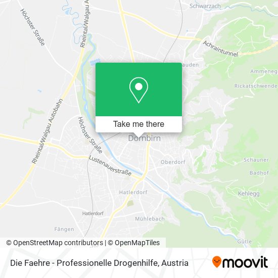 Die Faehre - Professionelle Drogenhilfe map