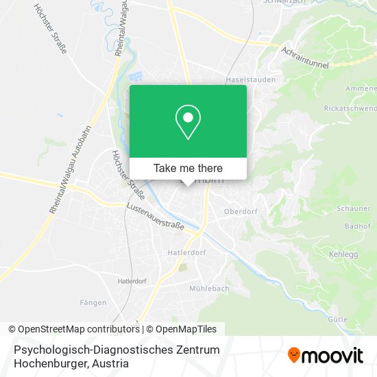 Psychologisch-Diagnostisches Zentrum Hochenburger map