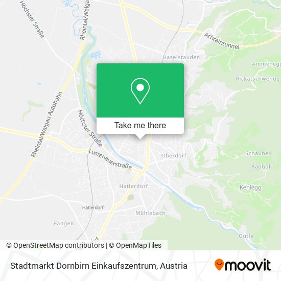 Stadtmarkt Dornbirn Einkaufszentrum map
