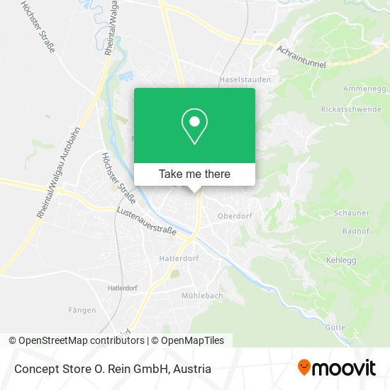 Concept Store O. Rein GmbH map