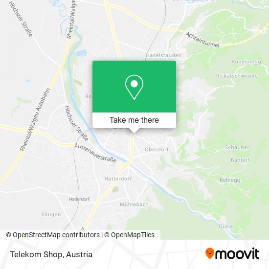 Telekom Shop map