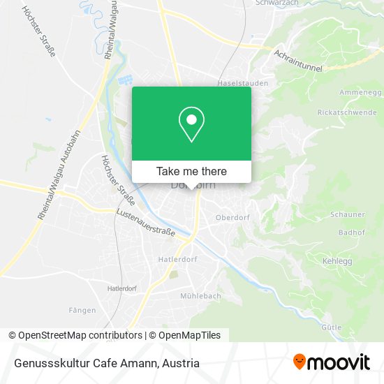 Genussskultur Cafe Amann map