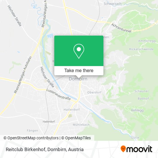 Reitclub Birkenhof, Dornbirn map