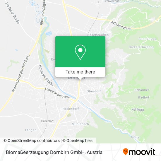 Biomaßeerzeugung Dornbirn GmbH map