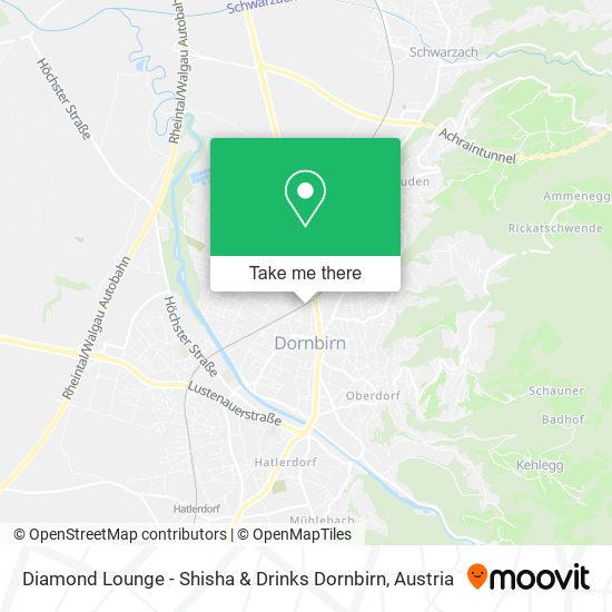 Diamond Lounge - Shisha & Drinks Dornbirn map