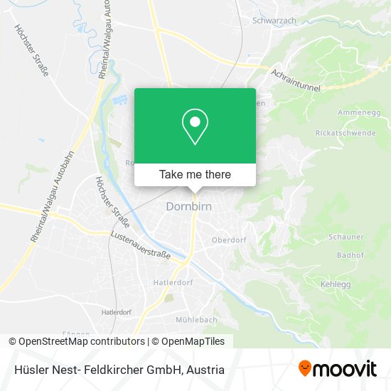 Hüsler Nest- Feldkircher GmbH map