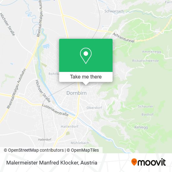 Malermeister Manfred Klocker map