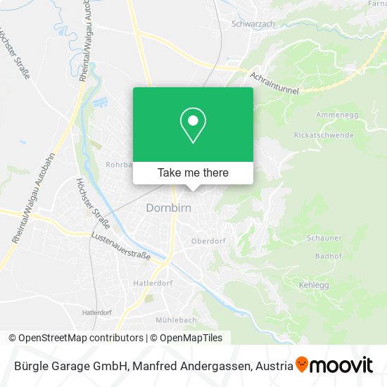 Bürgle Garage GmbH, Manfred Andergassen map