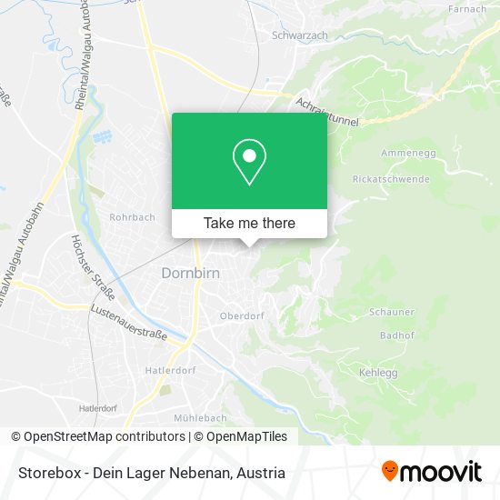 Storebox - Dein Lager Nebenan map