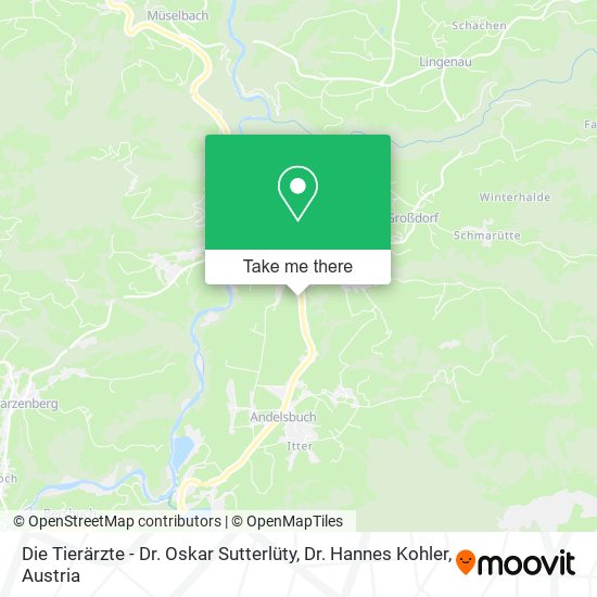 Die Tierärzte - Dr. Oskar Sutterlüty, Dr. Hannes Kohler map