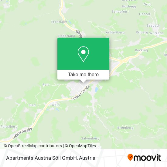 Apartments Austria Söll GmbH map