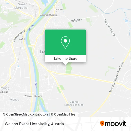 Walch's Event Hospitality map
