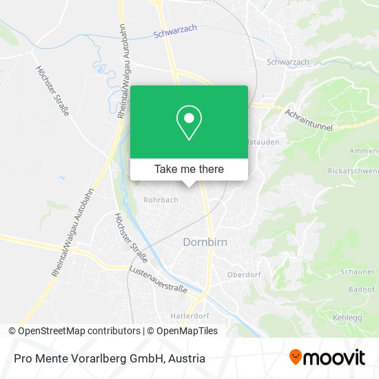 Pro Mente Vorarlberg GmbH map