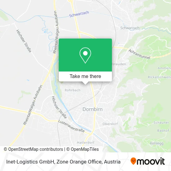 Inet-Logistics GmbH, Zone Orange Office map